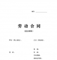 劳动合同标准版